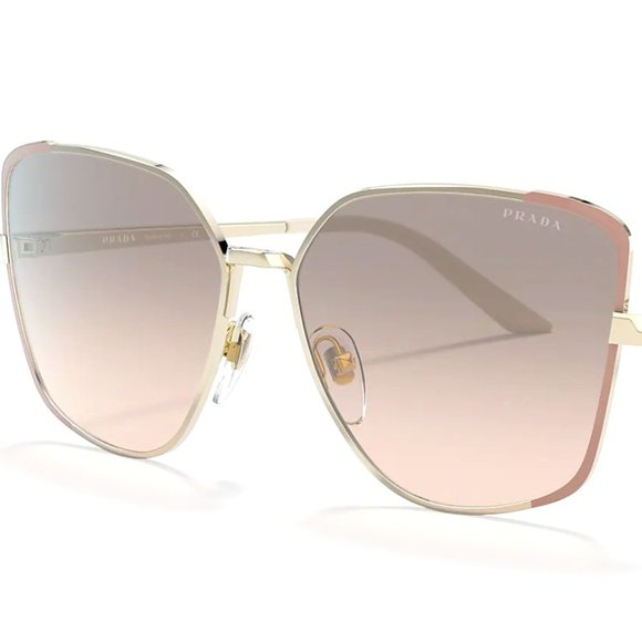 Prada Sunglasses NWT - Pale Gold/Matte Pink